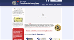 Desktop Screenshot of newjerseyonlinetrafficschool.com